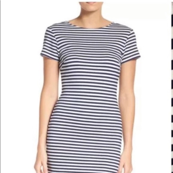 Felicity & Coco Striped Body Con Dress - Picture 7 of 8